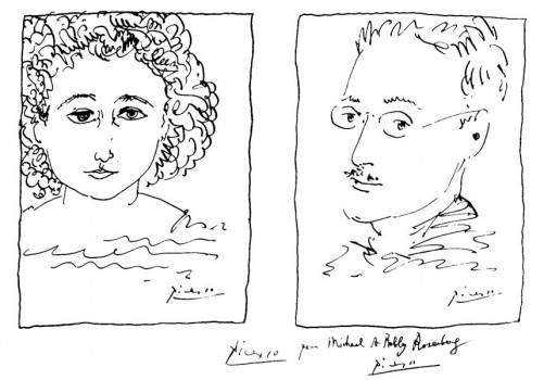 Picasso image of Rosenbergs